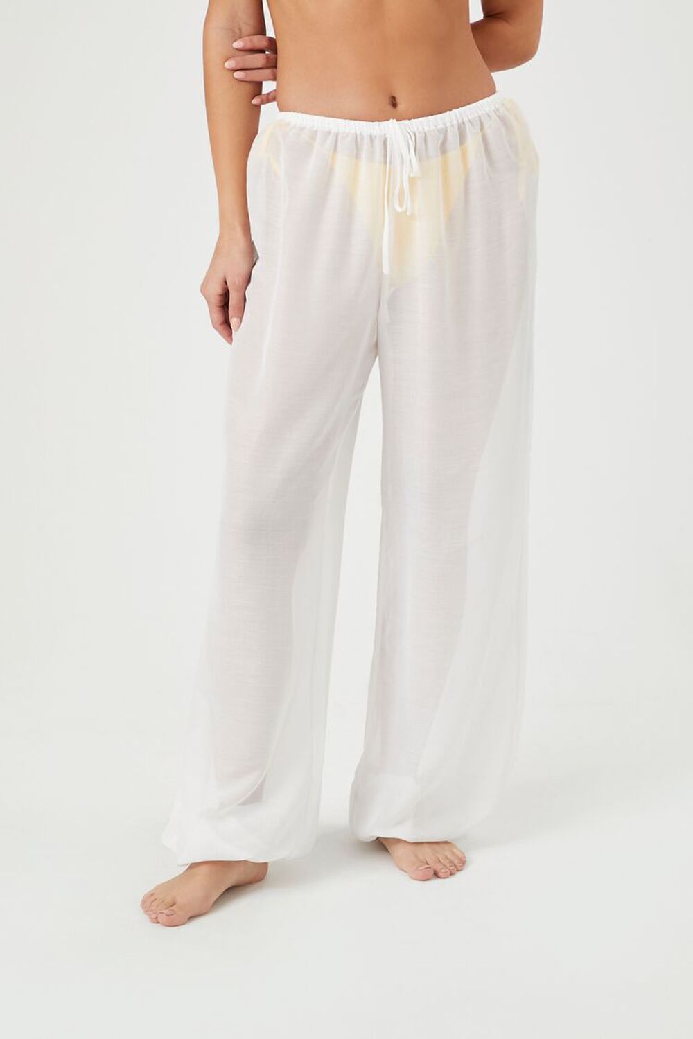 Low-Rise Swim Cover-Up Pants